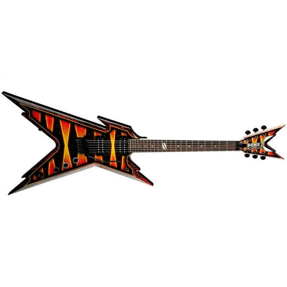 Dean Razorback Dimebag Bumblebee Firefly Electric Guitar w/ Floyd Rose & Case