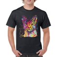 Dean Russo Abyssinian Cat Colorful Cute Kitten Pet Mens T-Shirt ...