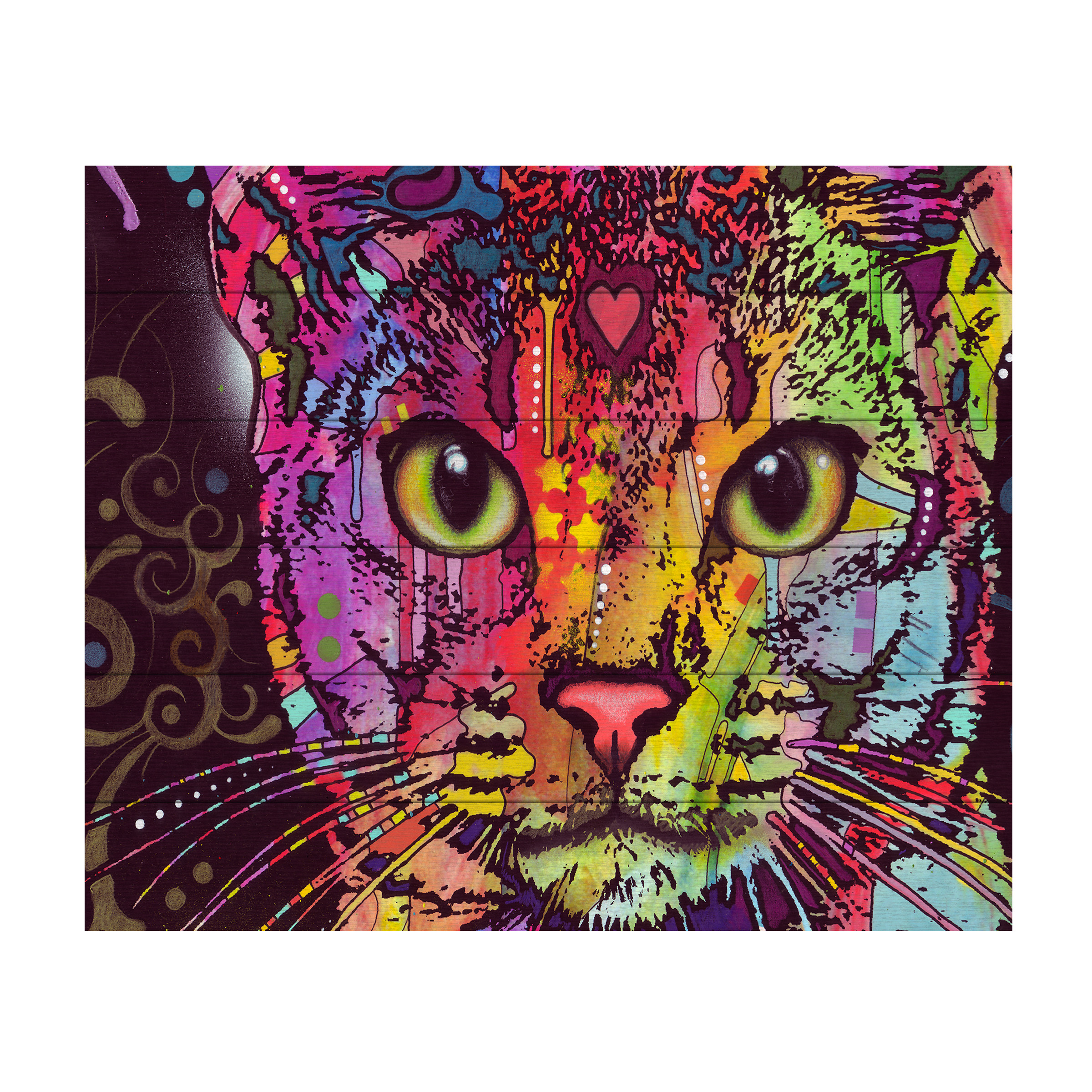 Dean Russo 'Abyssinian' Wood Slat Art