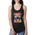thumbnail image 1 of Dean Russo Best Dog Dog Lover Ladies Racerback Tank Top, Black, X-Large, 1 of 6