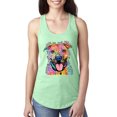 thumbnail image 1 of Dean Russo Best Dog Dog Lover Ladies Racerback Tank Top, Mint, X-Large, 1 of 6