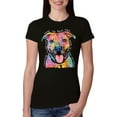 thumbnail image 1 of Dean Russo Best Dog Dog Lover Womens Slim Fit Junior Tee, Black, Medium, 1 of 6