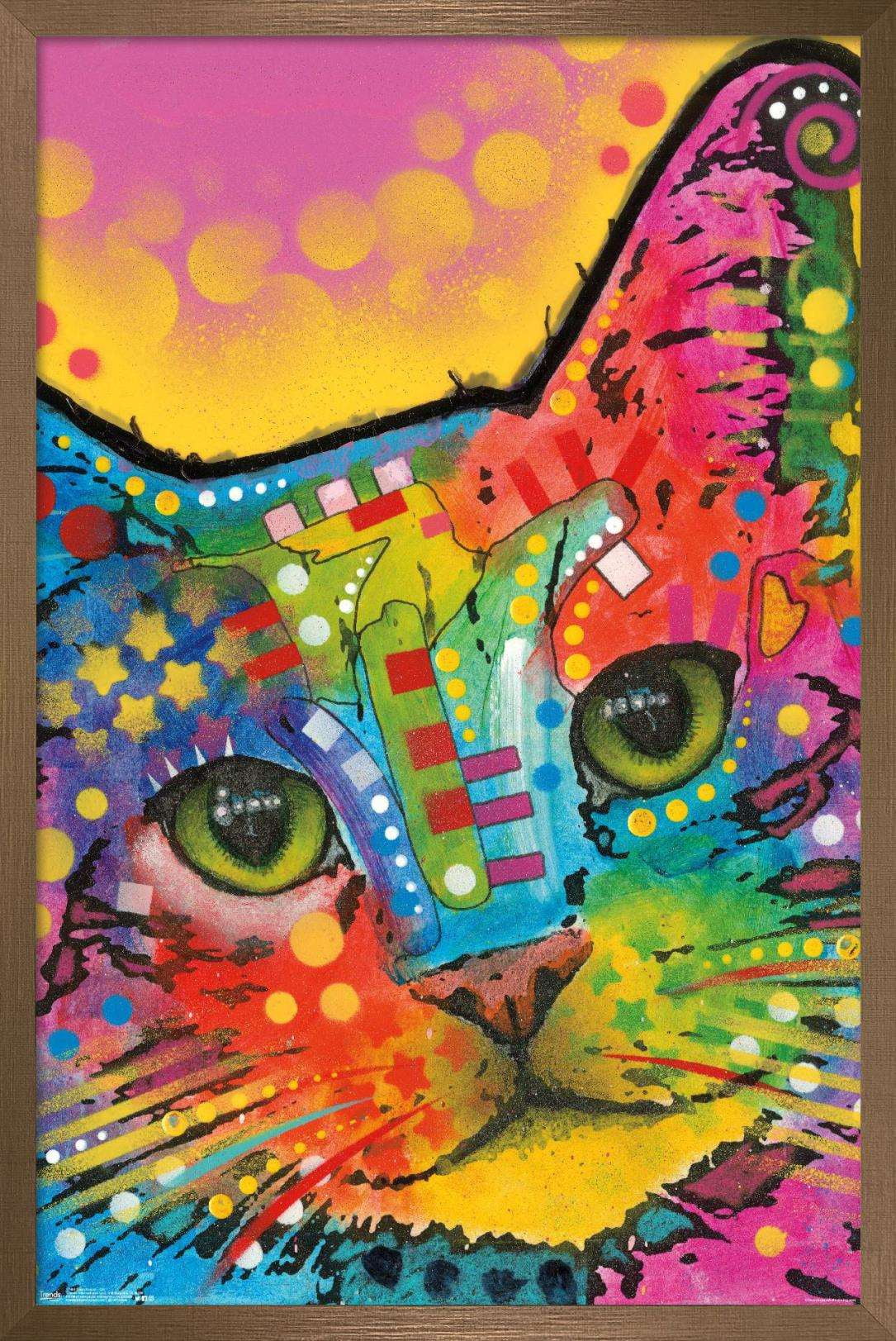 Dean Russo - Cat Wall Poster, 22.375" x 34", Framed