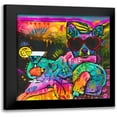thumbnail image 1 of Dean Russo Collection 12x12 Black Modern Framed Museum Art Print Titled - Cool Pup 2, 1 of 5