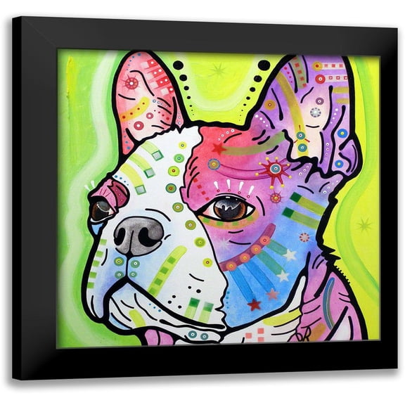 Dean Russo Collection 12x12 Black Modern Framed Museum Art Print Titled - Pride