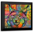 thumbnail image 1 of Dean Russo Collection 12x12 Black Modern Framed Museum Art Print Titled - The Lynx, 1 of 5