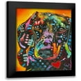 thumbnail image 1 of Dean Russo Collection 12x14 Black Modern Framed Museum Art Print Titled - Brilliant Dachshund, 1 of 5