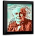 thumbnail image 1 of Dean Russo Collection 12x14 Black Modern Framed Museum Art Print Titled - Edison, 1 of 5