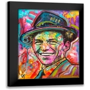 Dean Russo Collection 12x14 Black Modern Framed Museum Art Print Titled - Frank Sinatra I