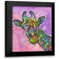 thumbnail image 1 of Dean Russo Collection 12x14 Black Modern Framed Museum Art Print Titled - Giraffe, 1 of 5