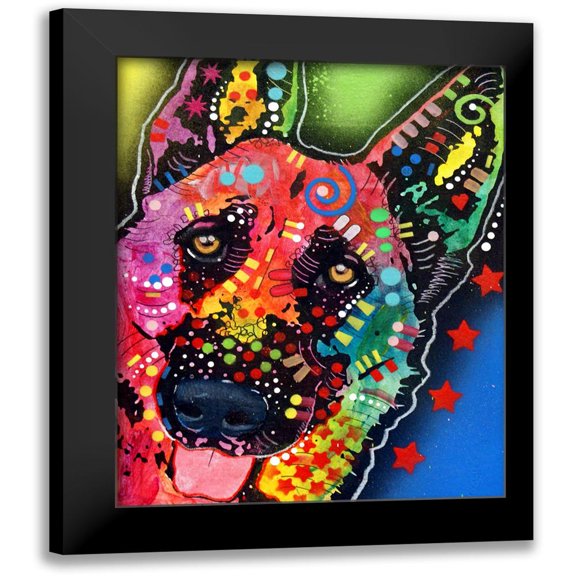 Dean Russo Collection 12x14 Black Modern Framed Museum Art Print Titled - Jackson