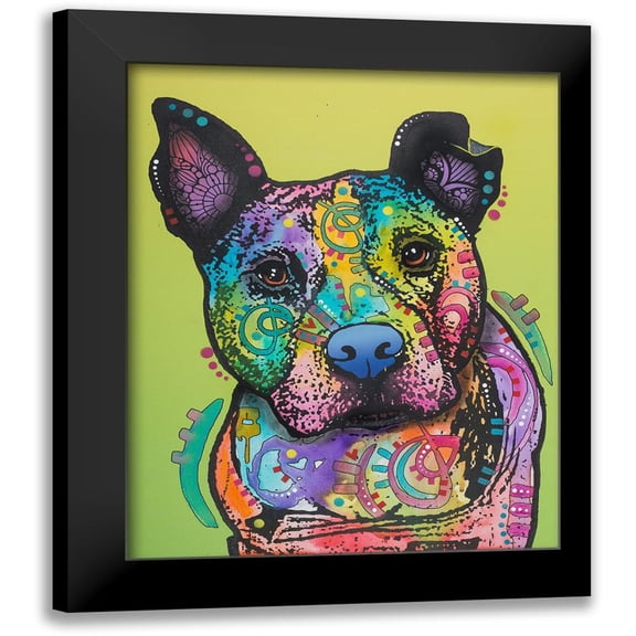 Dean Russo Collection 12x14 Black Modern Framed Museum Art Print Titled - Lucy