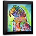 thumbnail image 1 of Dean Russo Collection 12x14 Black Modern Framed Museum Art Print Titled - Macaw, 1 of 5