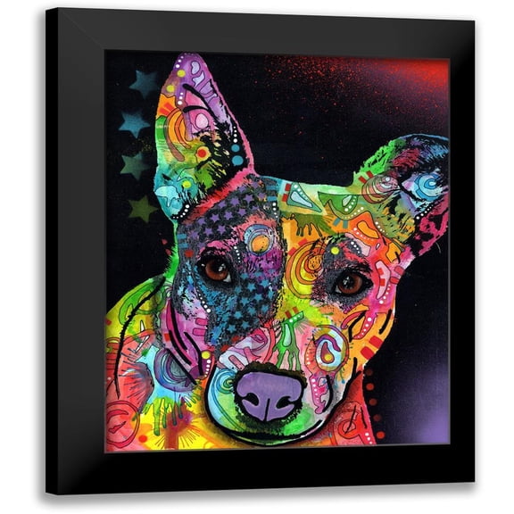 Dean Russo Collection 12x14 Black Modern Framed Museum Art Print Titled - Roxy