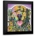 thumbnail image 1 of Dean Russo Collection 12x14 Black Modern Framed Museum Art Print Titled - Silence Is Golden, 1 of 5