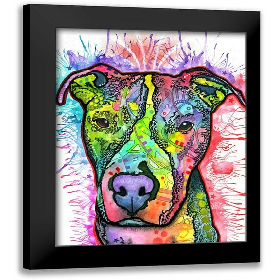 Dean Russo Collection 12x14 Black Modern Framed Museum Art Print Titled - Snoopy