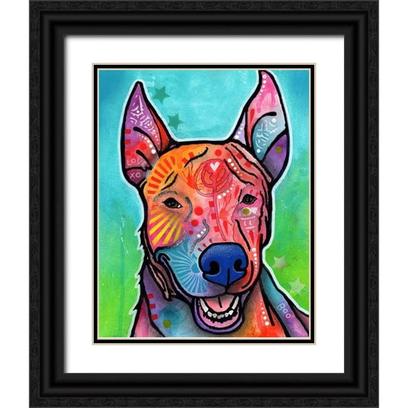 Dean Russo Collection 12x14 Black Ornate Wood Framed with Double Matting Museum Art Print Titled - Boo