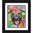 thumbnail image 1 of Dean Russo Collection 12x14 Black Ornate Wood Framed with Double Matting Museum Art Print Titled - Hey Smile, 1 of 4