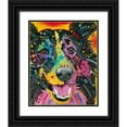 thumbnail image 1 of Dean Russo Collection 12x14 Black Ornate Wood Framed with Double Matting Museum Art Print Titled - Smiling Collie, 1 of 4