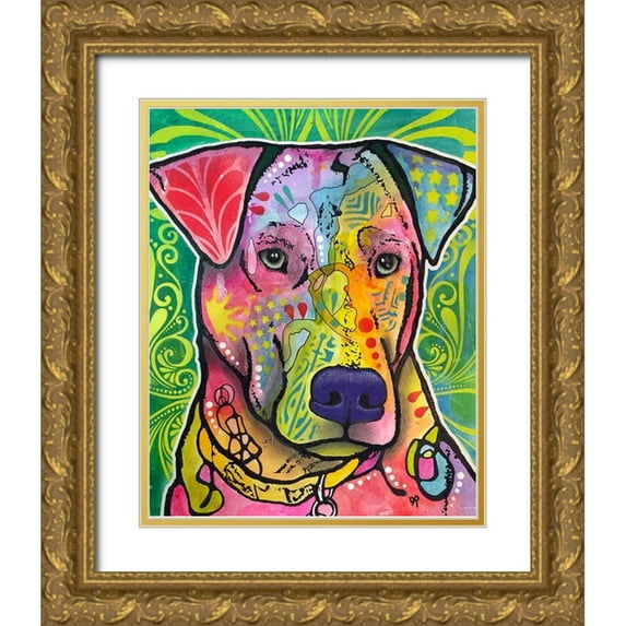 Dean Russo Collection 12x14 Gold Ornate Wood Framed with Double Matting Museum Art Print Titled - In the Details