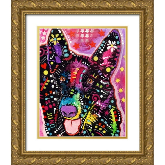 Dean Russo Collection 12x14 Gold Ornate Wood Framed with Double Matting Museum Art Print Titled - Juno