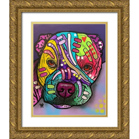 Dean Russo Collection 12x14 Gold Ornate Wood Framed with Double Matting Museum Art Print Titled - Rex