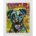 thumbnail image 1 of Dean Russo Collection 12x14 White Modern Wood Framed Museum Art Print Titled - Rescue Me, 1 of 4