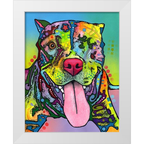 Dean Russo Collection 12x14 White Modern Wood Framed Museum Art Print Titled - Rooster