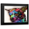 thumbnail image 1 of Dean Russo Collection 14x12 Black Modern Framed Museum Art Print Titled - CHICHI, 1 of 5