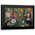 thumbnail image 1 of Dean Russo Collection 14x12 Black Modern Framed Museum Art Print Titled - Iconic Travel, 1 of 5
