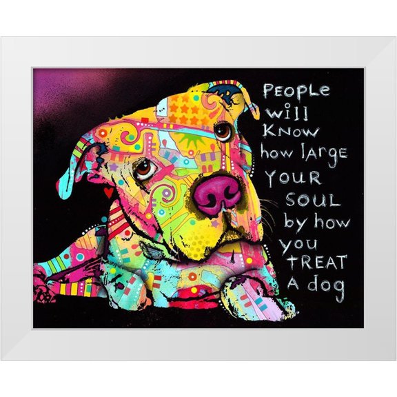 Dean Russo Collection 14x12 White Modern Wood Framed Museum Art Print Titled - Firu