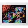 thumbnail image 1 of Dean Russo Collection 14x12 White Modern Wood Framed Museum Art Print Titled - Its Just Puppy Love, 1 of 4