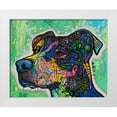 thumbnail image 1 of Dean Russo Collection 14x12 White Modern Wood Framed Museum Art Print Titled - Poise, 1 of 4
