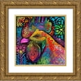 thumbnail image 1 of Dean Russo Collection 15x15 Gold Ornate Wood Framed with Double Matting Museum Art Print Titled - Rooster, 1 of 4