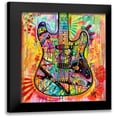 thumbnail image 1 of Dean Russo Collection 15x17 Black Modern Framed Museum Art Print Titled - Guitar, 1 of 5