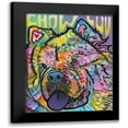 thumbnail image 1 of Dean Russo Collection 15x18 Black Modern Framed Museum Art Print Titled - Chow Love, 1 of 5