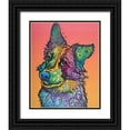 thumbnail image 1 of Dean Russo Collection 15x18 Black Ornate Wood Framed with Double Matting Museum Art Print Titled - Axel, 1 of 4