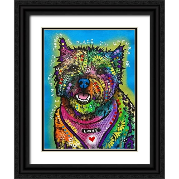 Dean Russo Collection 15x18 Black Ornate Wood Framed with Double Matting Museum Art Print Titled - Photo Feb 28-7 00 42 PM