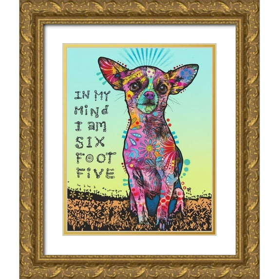 Dean Russo Collection 15x18 Gold Ornate Wood Framed with Double Matting Museum Art Print Titled - In My Mind