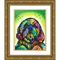 thumbnail image 1 of Dean Russo Collection 15x18 Gold Ornate Wood Framed with Double Matting Museum Art Print Titled - Kinda Shih Tzu, 1 of 4