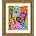 thumbnail image 1 of Dean Russo Collection 15x18 Gold Ornate Wood Framed with Double Matting Museum Art Print Titled - Loving Joy, 1 of 4