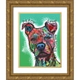 thumbnail image 1 of Dean Russo Collection 15x18 Gold Ornate Wood Framed with Double Matting Museum Art Print Titled - Peace-Love-and Rescue, 1 of 4
