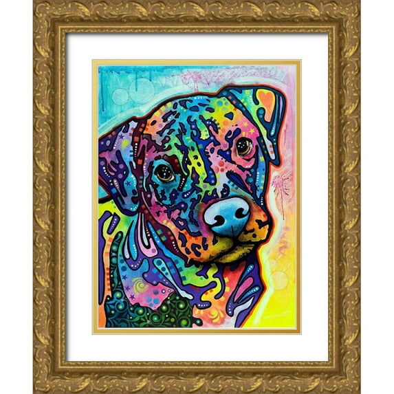 Dean Russo Collection 15x18 Gold Ornate Wood Framed with Double Matting Museum Art Print Titled - Pigeon