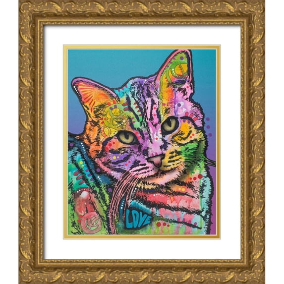 Dean Russo Collection 15x18 Gold Ornate Wood Framed with Double Matting Museum Art Print Titled - Tigger
