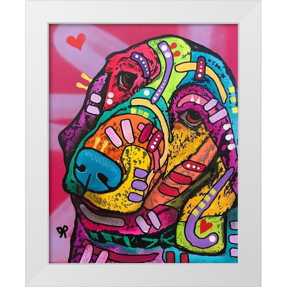 Dean Russo Collection 15x18 White Modern Wood Framed Museum Art Print Titled - Charlotte