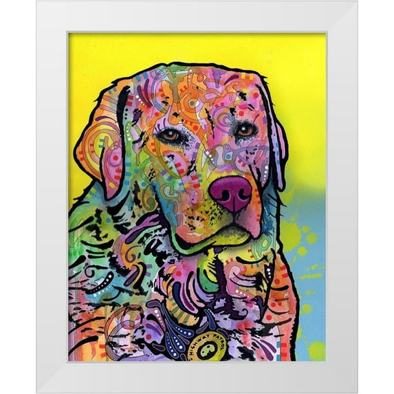 Dean Russo Collection 15x18 White Modern Wood Framed Museum Art Print Titled - Goose