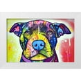 thumbnail image 1 of Dean Russo Collection 18x13 White Modern Wood Framed Museum Art Print Titled - Love A Bull This Years Love 2013 Part 1, 1 of 4