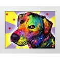 thumbnail image 1 of Dean Russo Collection 18x14 White Modern Wood Framed Museum Art Print Titled - YELLOW sorta LAB, 1 of 4