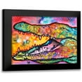 thumbnail image 1 of Dean Russo Collection 18x15 Black Modern Framed Museum Art Print Titled - Alligator, 1 of 5