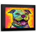 thumbnail image 1 of Dean Russo Collection 18x15 Black Modern Framed Museum Art Print Titled - Dewey Pit Bull, 1 of 5